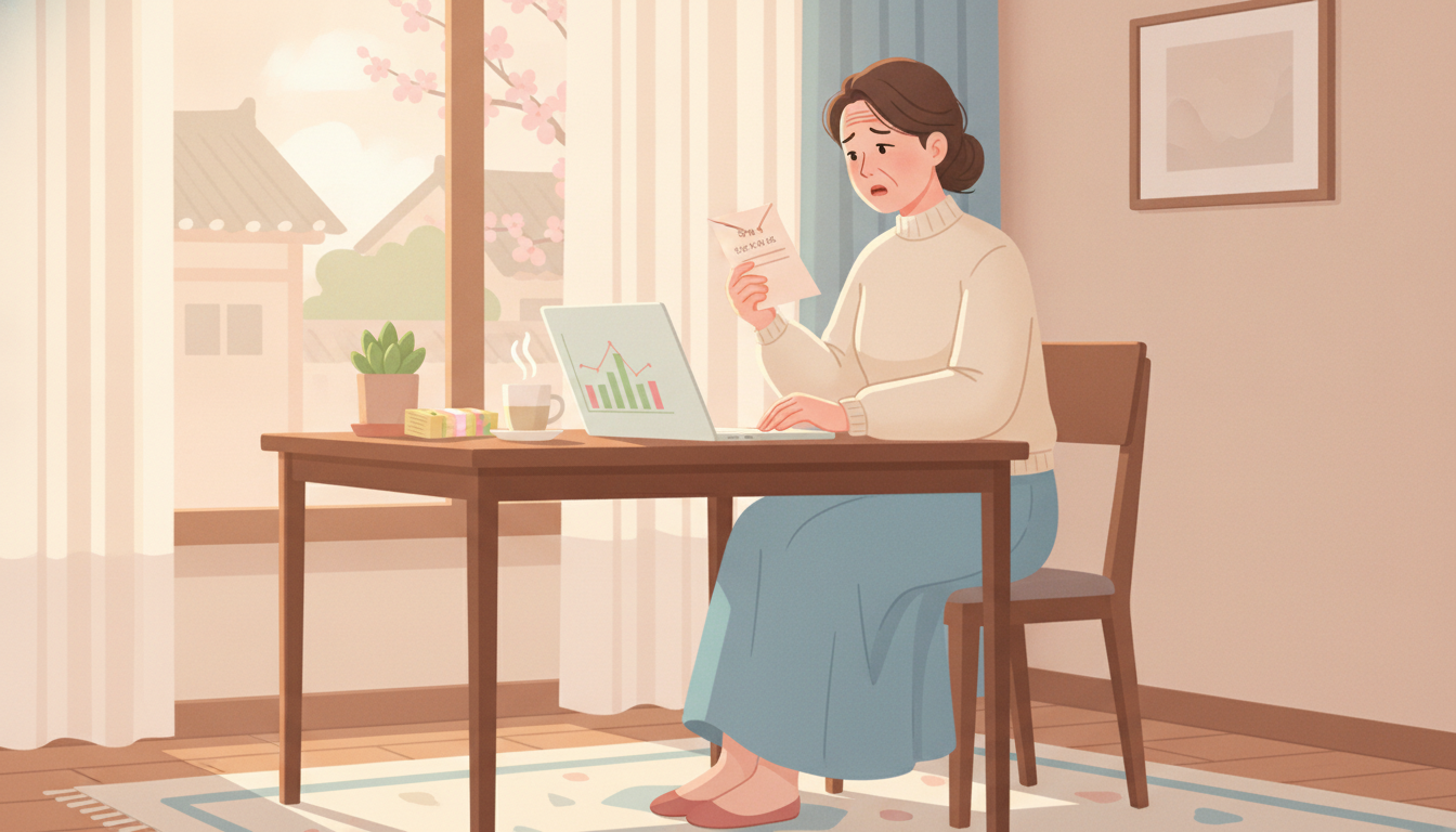 안내문을 받고 올해 검진 대상인지 확인하는 순간