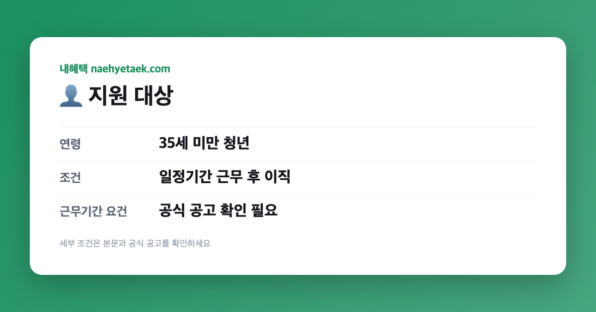 👤 지원 대상