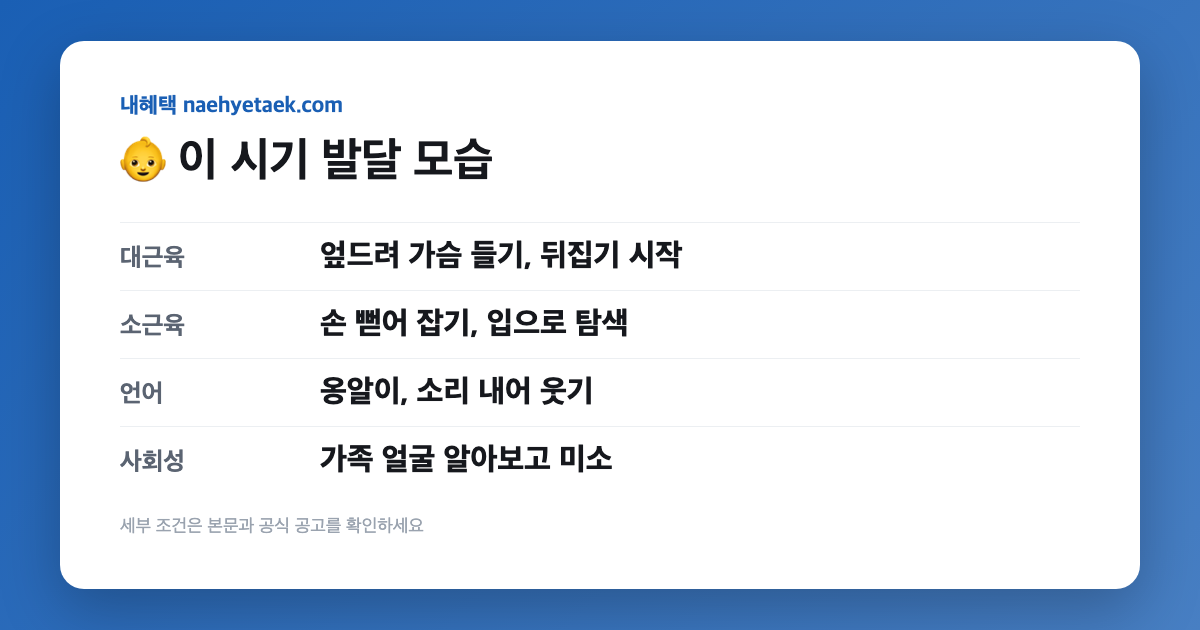 👶 이 시기 발달 모습