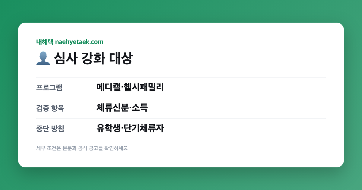 👤 심사 강화 대상