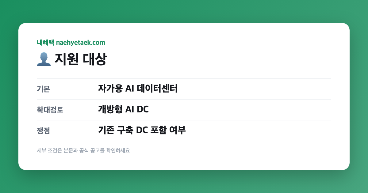 👤 지원 대상