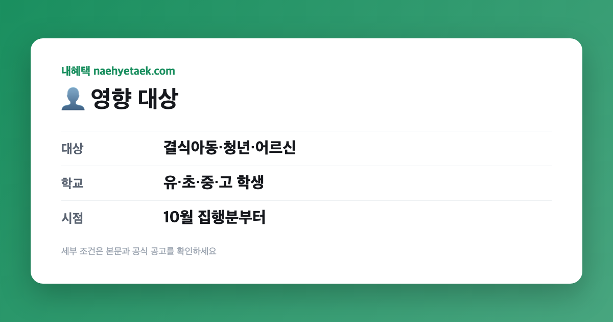 👤 영향 대상