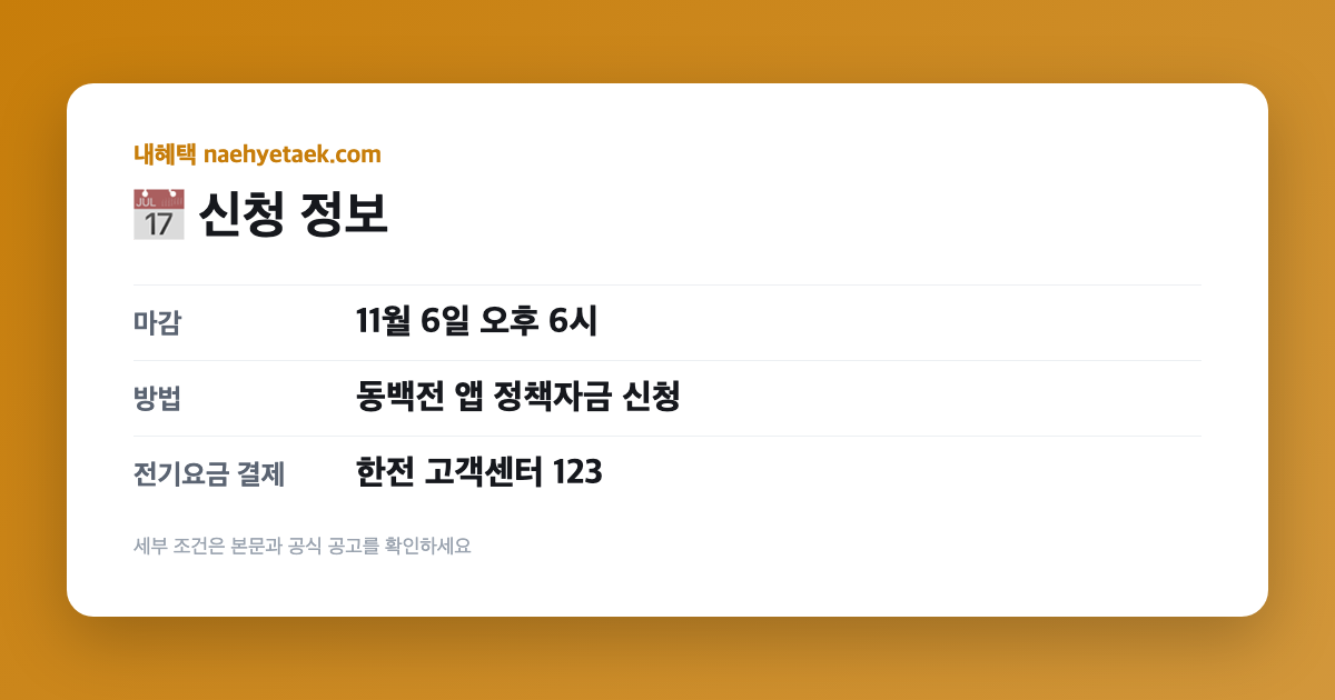 📅 신청 정보