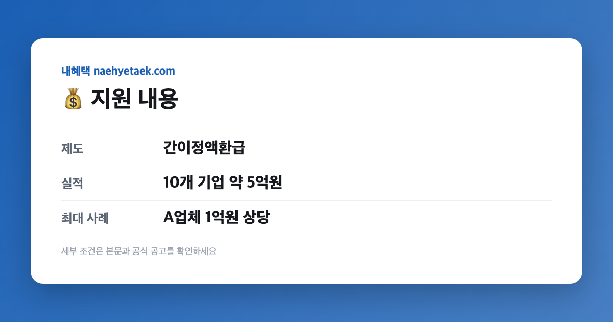 💰 지원 내용